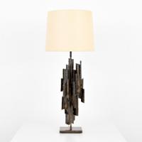 Monumental Marcello Fantoni Brutalist Lamp - Sold for $1,625 on 11-25-2017 (Lot 202).jpg